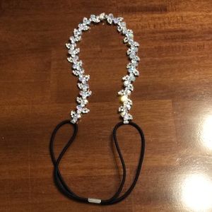 Beaded CZ headband